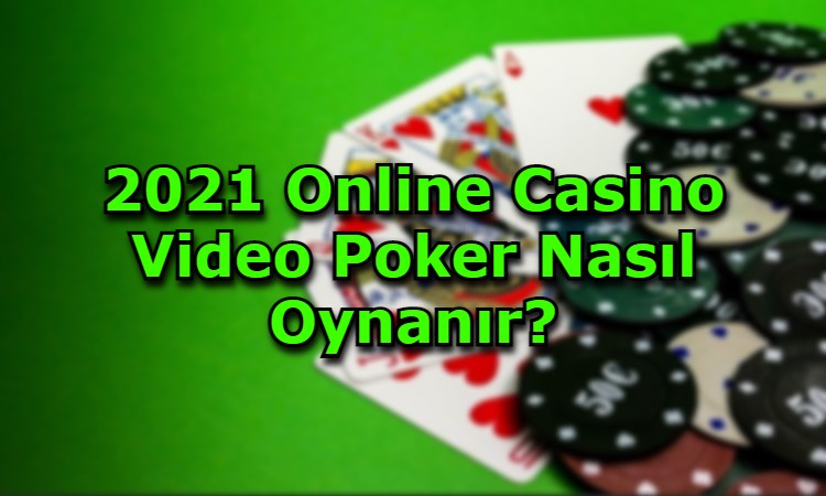 online casino video poker cesitleri
